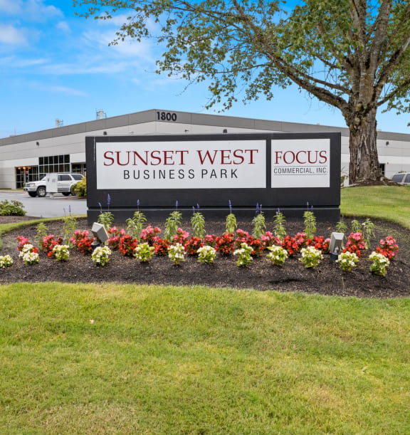 Sunset West Business Park Property Entry and Monument Sign
