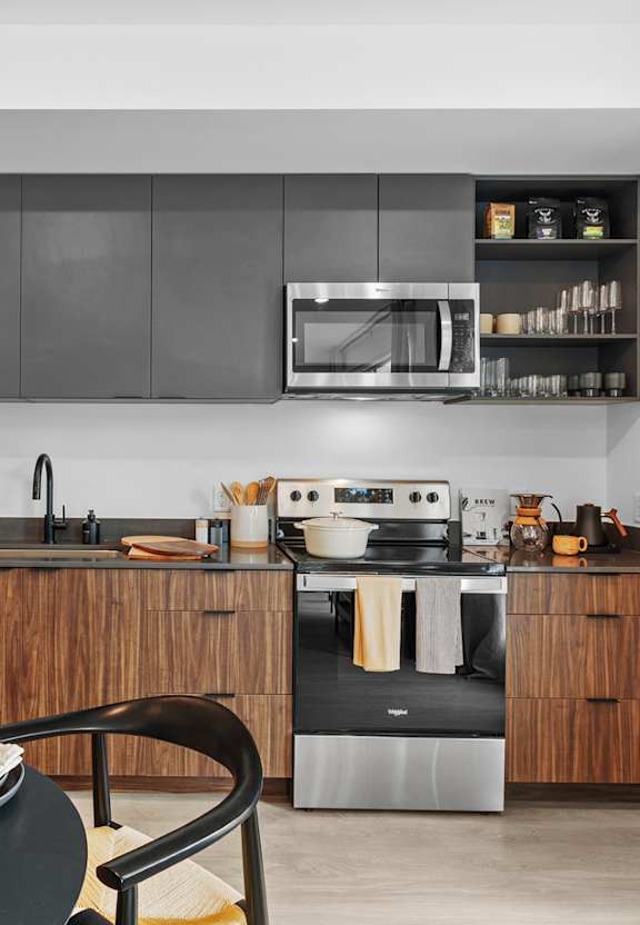 Bo Apartments in Coeur d'Alene, Idaho Model Kitchen