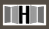A graphic of a black letter H on a white background.