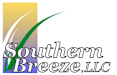 A logo for a company named Southern Breeze, LLC.