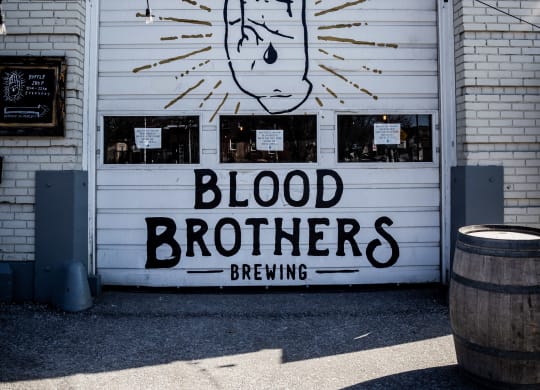 Blood Brothers Brewery entrance