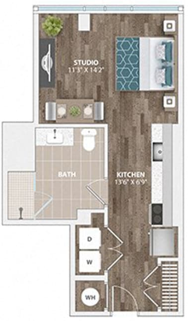S4AH Floor Plan at Sinclaire on Seminary, Virginia