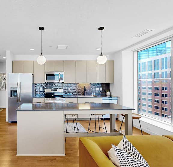 Spacious Kitchen at Stella St. Paul Apartments, Minnesota, 55102