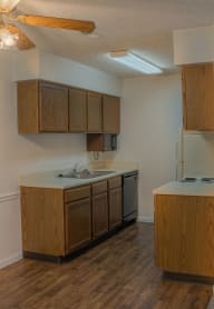 Kitchen finishes at Apple Creek Apartments