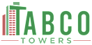 A logo with the text "TABCO TOWERS" and a graphic of a building.
