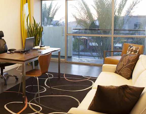 Comfortable leasing office