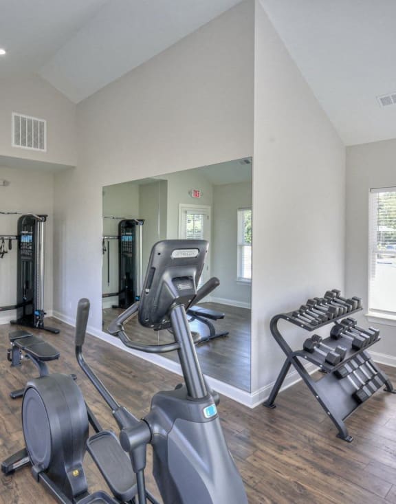 Gym with equipments at 1104 Residences, Antioch, 37013
