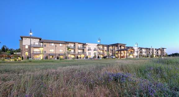 Building Exterior View at Hearthstone Lodge Senior Residences, California