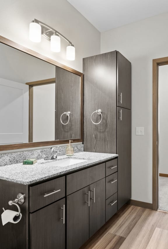 Kitchen Island Featuring Stainless Steel Sink In The Lark Floor Plan