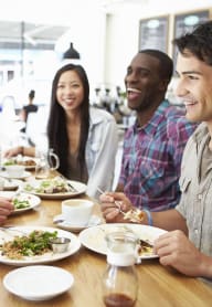 Easy access to dining options at Malvern Lakes, Fredericksburg, VA