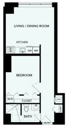A13 - The Republic - 2D floor plan