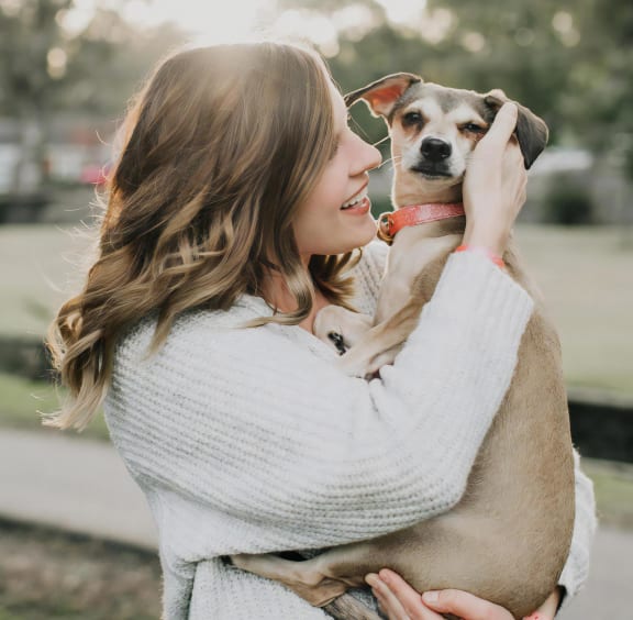 Amerige Pointe Pet Policy Dog With Owner