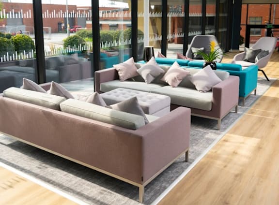 trilogy lounge at The Trilogy Apartments, Manchester, M15 4RU
