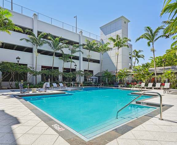Pool Area After at One Plantation in Plantation, FL 33324