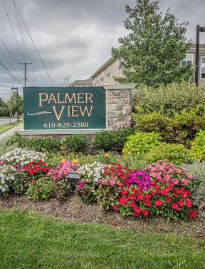 Property Signage at Palmer View, Palmer Township, Pennsylvania