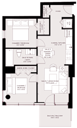 the plan of the residence