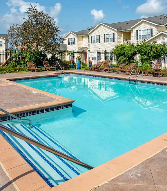 take a dip in our resort style pool