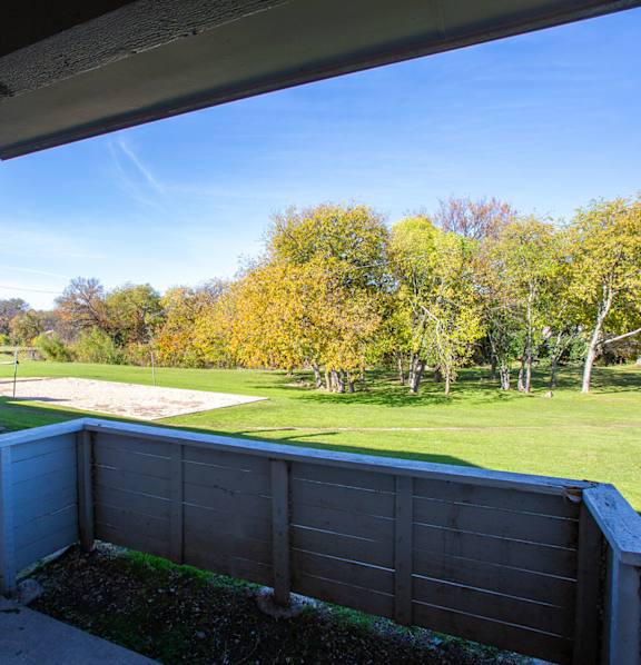 Patio at The Villas at Quail Creek Apartment Homes in Austin Texas