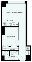 A12 - The Republic - 2D floor plan
