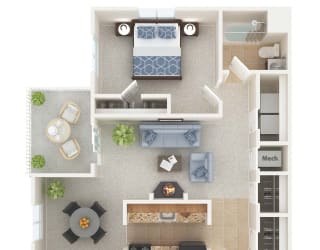 The Chesapeake Floor Plan at West Woods, Annapolis, Maryland