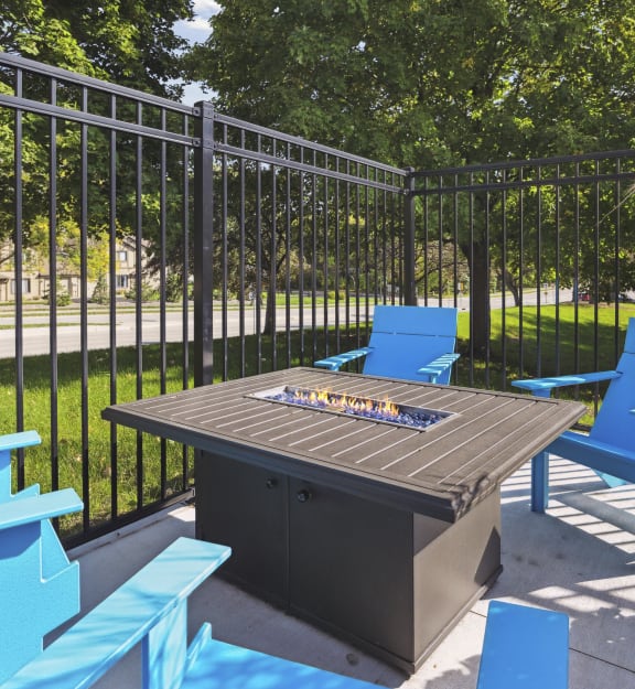 Outdoor Fire Table at Eden Commons, Minnesota, 55344
