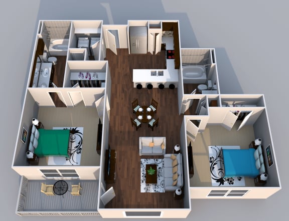 2 Bedroom Apartment  at EdgeWater at City Center, Lenexa