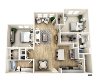  Floor Plan B1SR-Galaxie