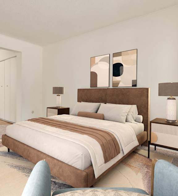 Large Bedroom at Indian Ridge Apartments, Davenport, IA, 52807
