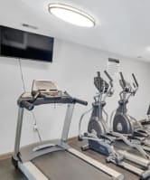 the gym at the preserve apartments