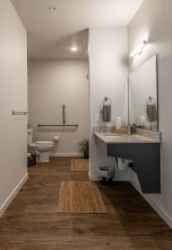 bathroom at Sagecrest Apartments, Washington, 98801