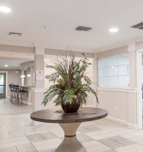Brightly Decorated Leasing Office at Gardens of Traville, Rockville, MD, Maryland