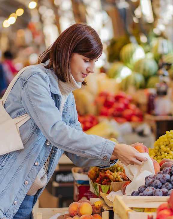 Woman at a Farmer's Market at Whisper Lake Apartments, Winter Park, 32792