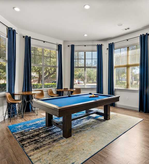 Billiards Table at Bridge at Indigo, Texas