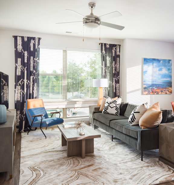 Main Living Room at Berewick Pointe Apartments, North Carolina, 28278