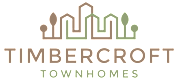 A logo for Timbercroft Townhomes is displayed.