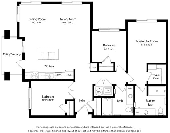 Solstice of Mesa_3 Bedroom