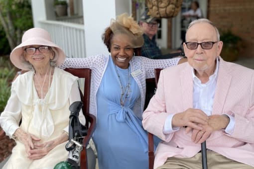 Kentucky Derby Celebrations at Elison Assisted Living of Oxford