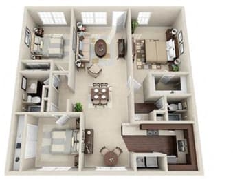 Floor Plan  3-bedroom floor plan