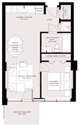 bedroom plan of the residence
