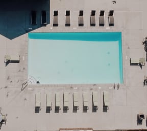 Aerial View of Pool at Enclave