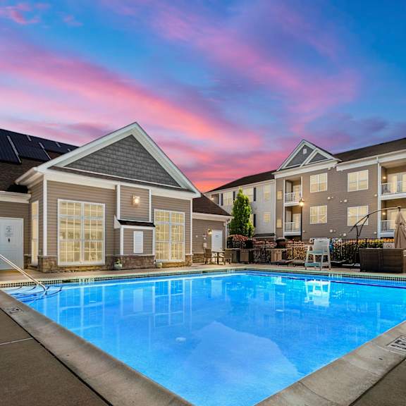 Twilight Pool View at Heritage at Mount Holly, Mount Holly, NJ