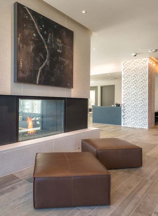 Modera Belmont amenity space clubroom