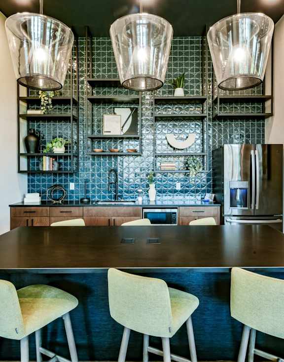 Clubhouse Kitchen at Grays Creek Apartments, Cordova