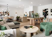 Thumbnail 4 of 7 - Modern Lounge at Woodland Place Apartments, Langford, L4H 3P6