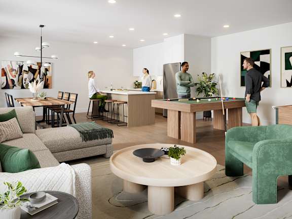 Modern Lounge at Woodland Place Apartments, Langford, L4H 3P6