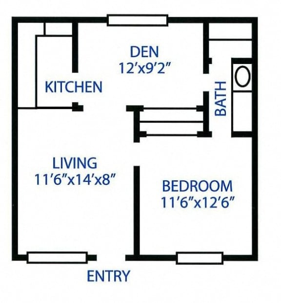 One Bedroom with Den