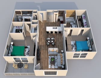 Spacious 2 Bedroom Apartment Lenexa  at EdgeWater at City Center, Lenexa, KS, 66219