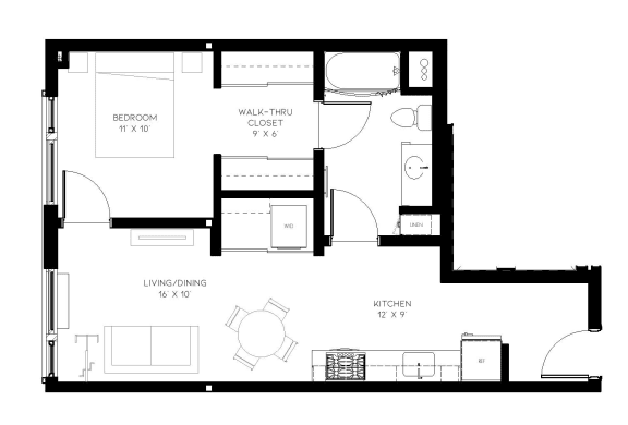 Multnomah Station B8 Floor Plan