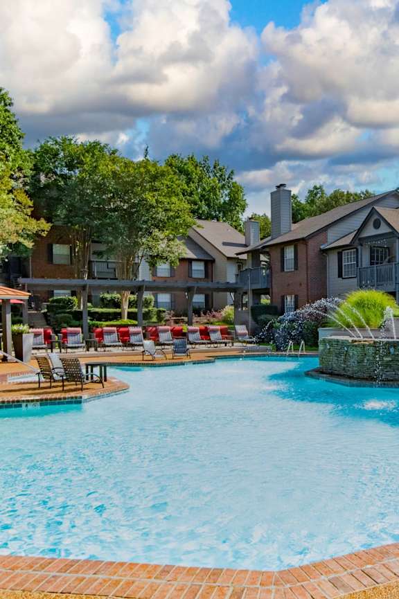 A large swimming pool