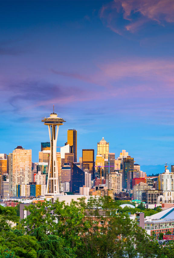 Downtown Seattle Skyline at 19th & Mercer, Seattle